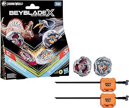 Beyblade X Jurassic World Collab Spinosaurus vs. Quetzalcoatlus