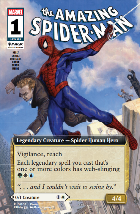Amazing Spiderman #1 - Variant Cover - MTG x Marvel