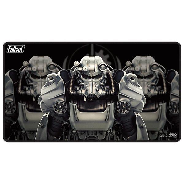 Playmat: Black Stitched- Fallout- Brotherhood of Steel