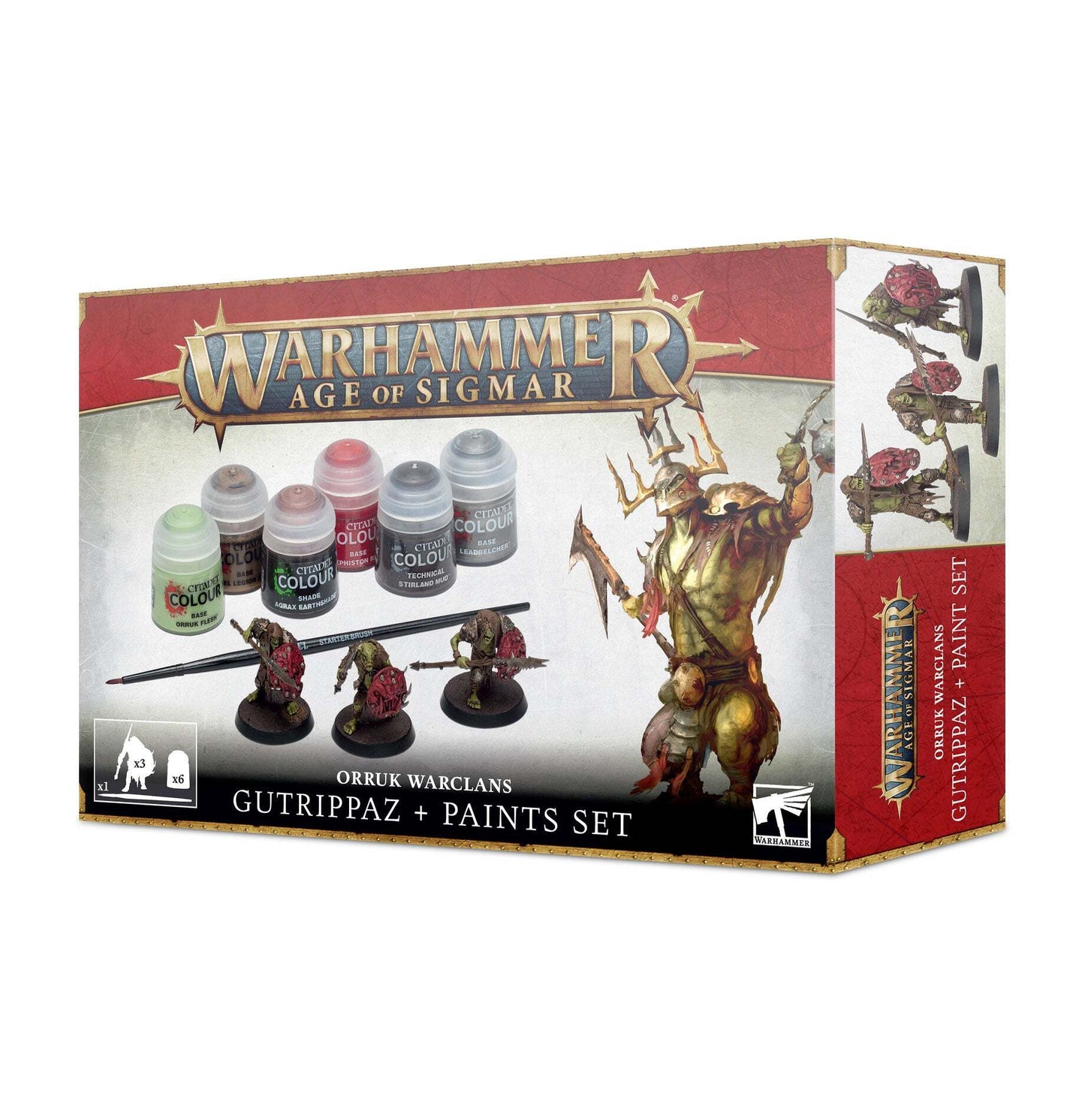Orruk Warclans: Gutrippaz + Paint Set