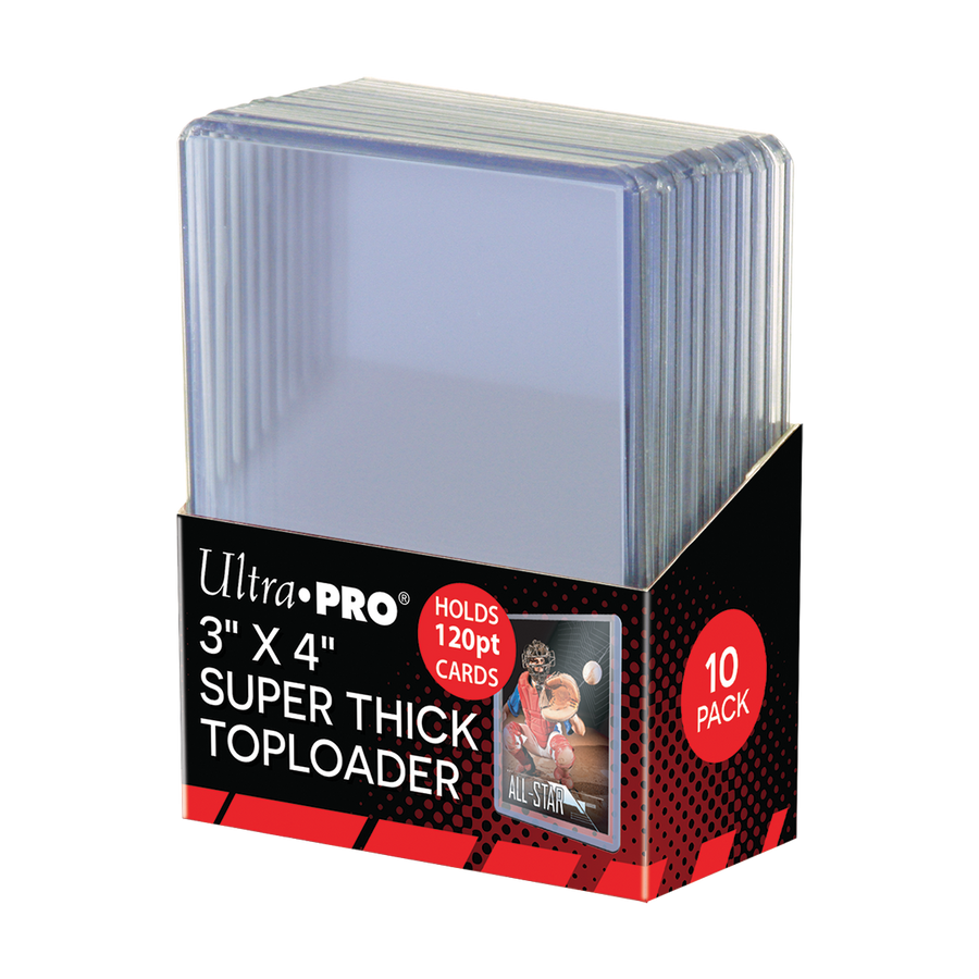 Toploader: 3in x 4in Super Thick 120pt (10)