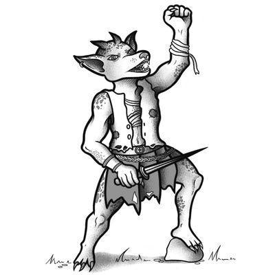 Monster Tiles: Kobold- Canine