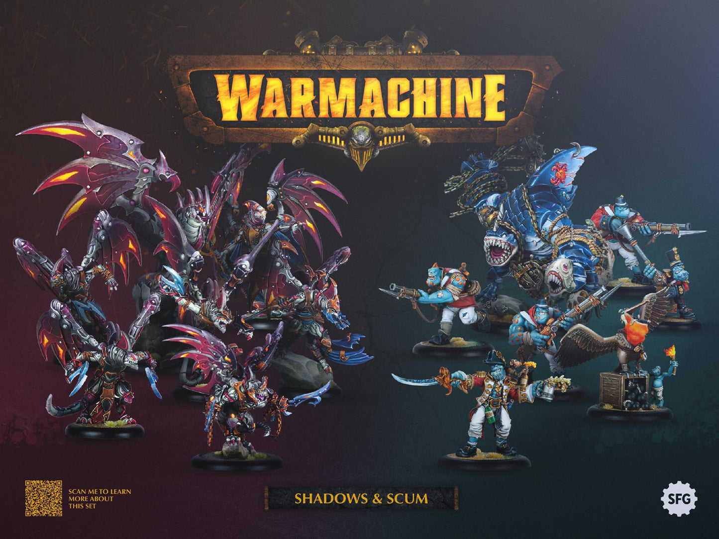 Warmachine: Two Player Starter Set - Shadows & Scum