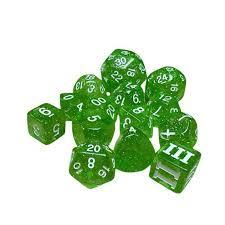 Goodman Games-Greenstone Shard Dice