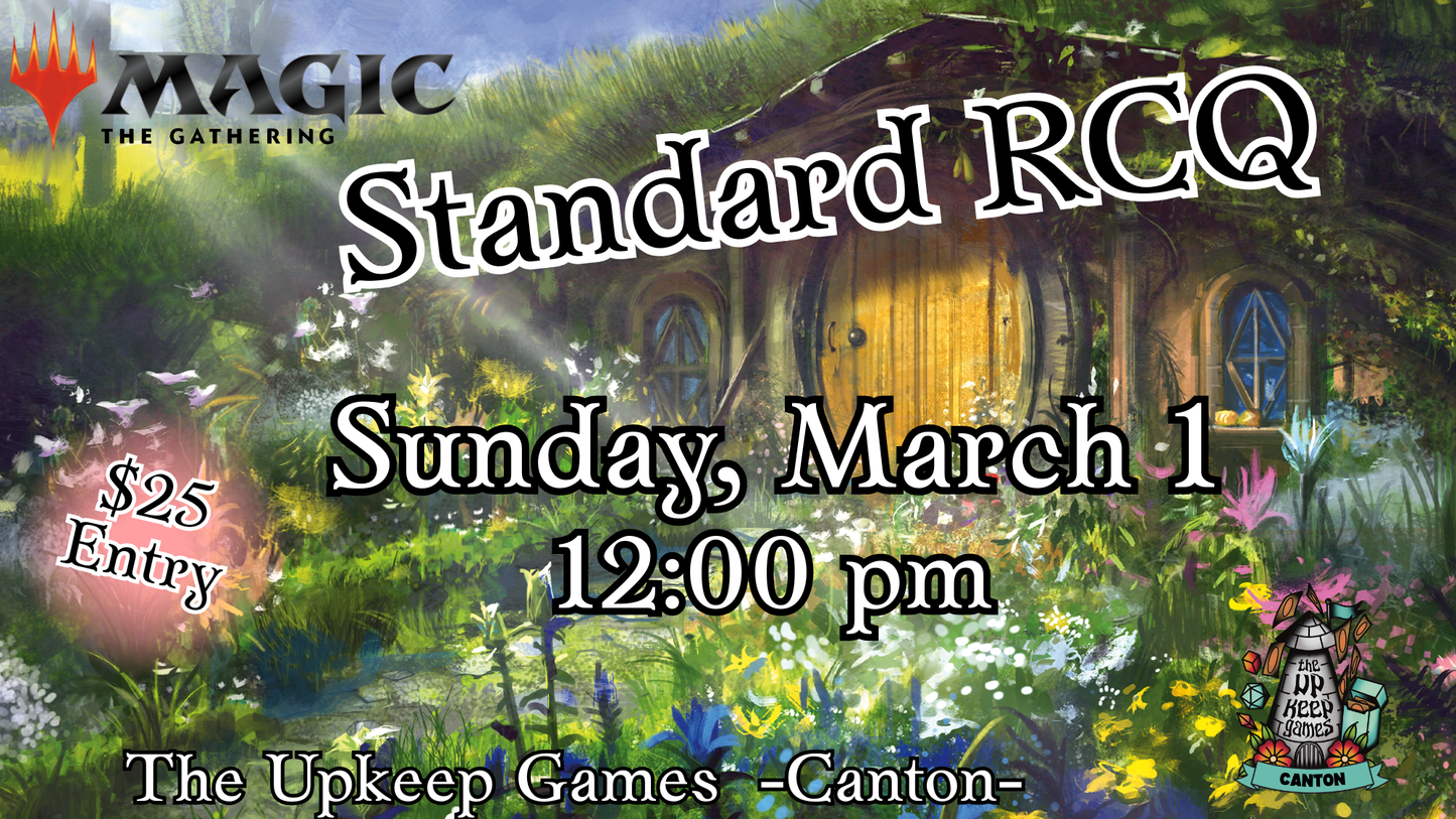 Magic the Gathering - Standard RCQ - March 1, 2026 - Canton