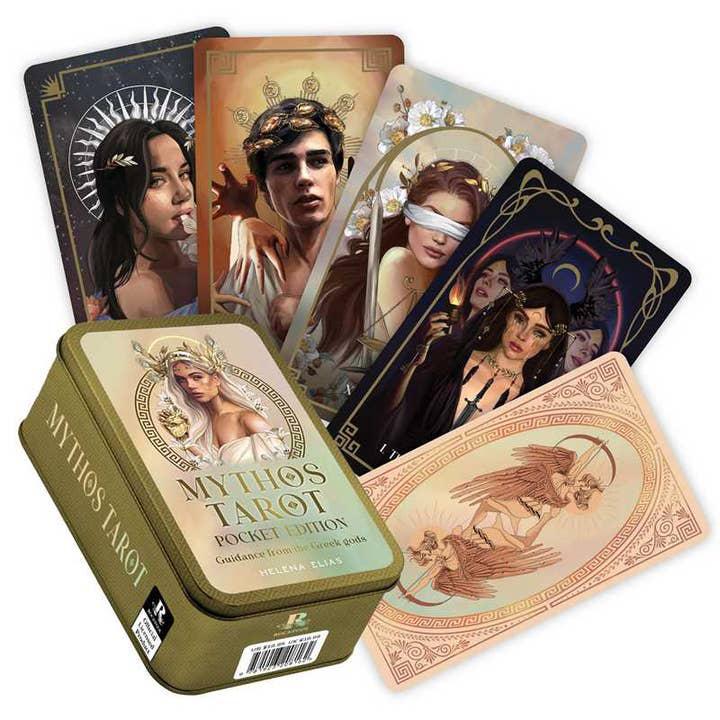 Mythos Tarot Pocket Tin Edition By Helena Elias