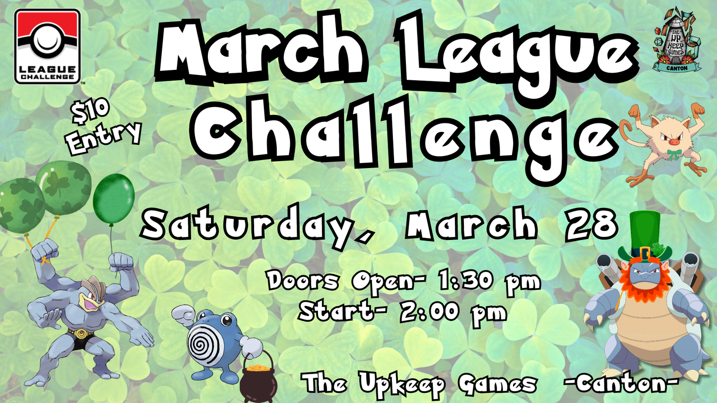 Pokemon - March League Challenge - March 28, 2026 - Canton