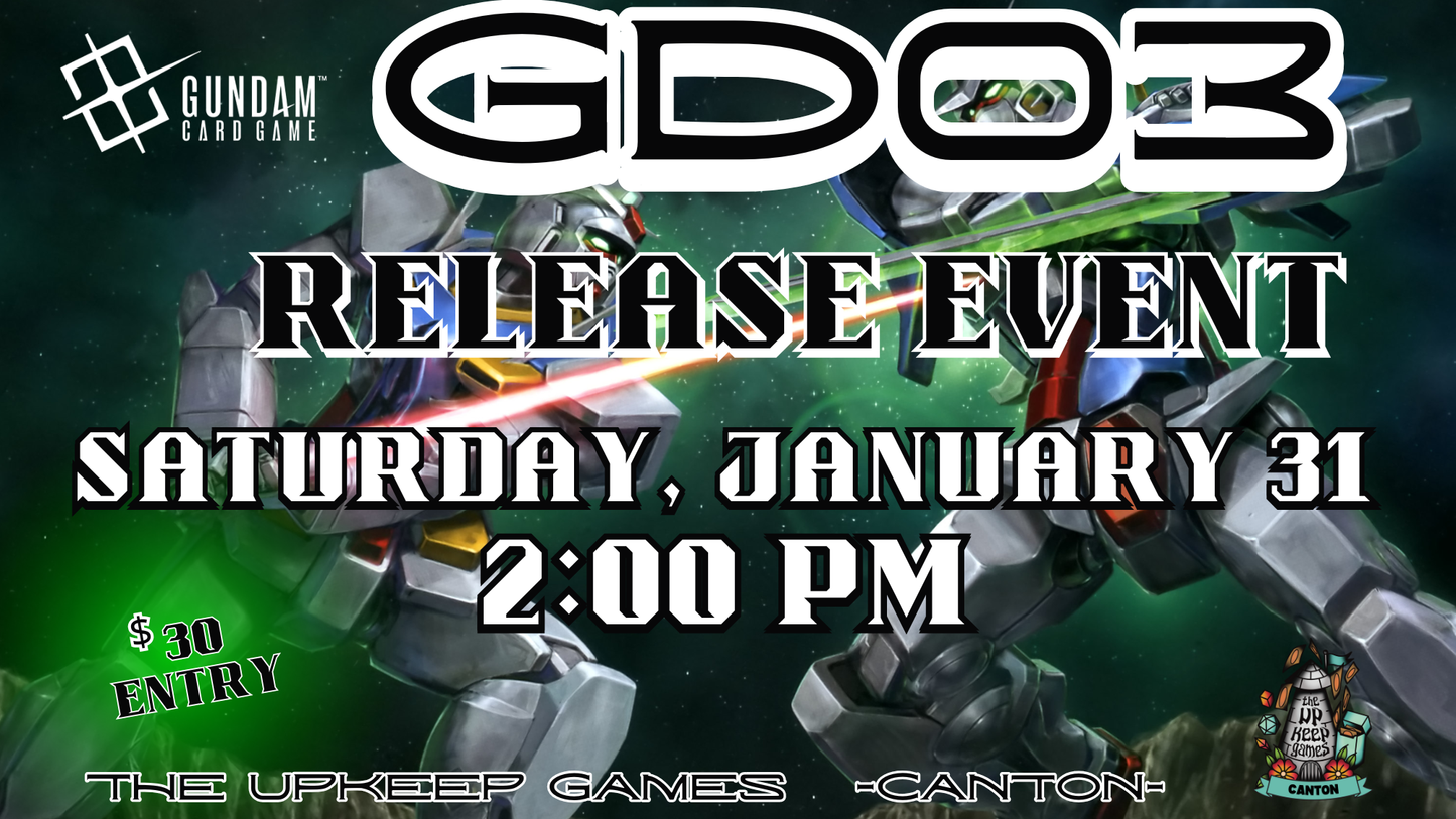 Gundam - GD03 Release Event - January 31, 2026 - Canton
