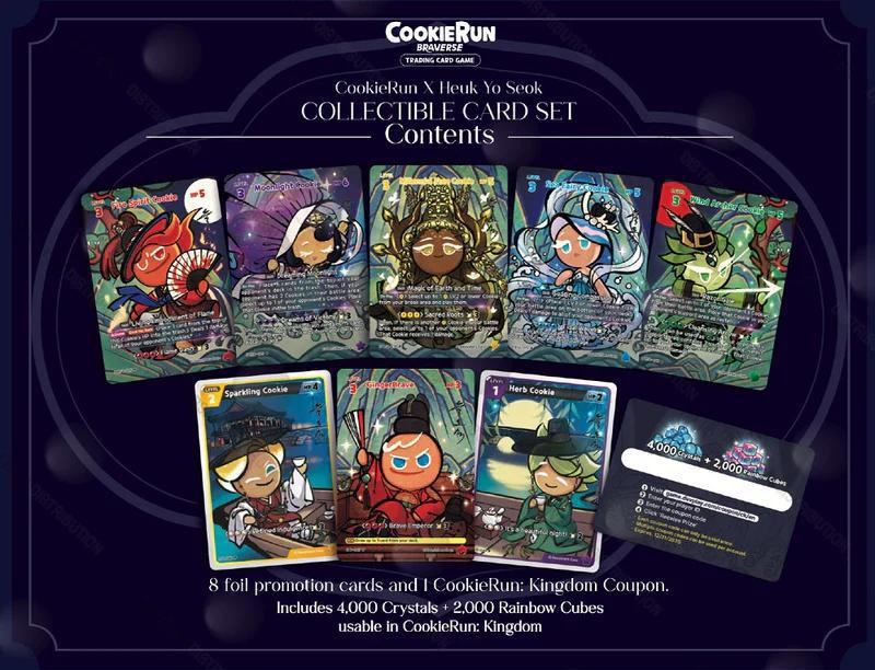 CookieRun X Heuk Yo Seok - Collectible Card Set