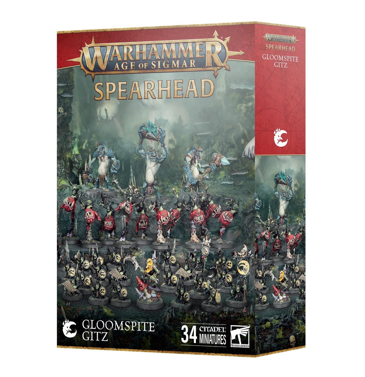 Spearhead: Gloomspite Gitz Bad Moon Madmob