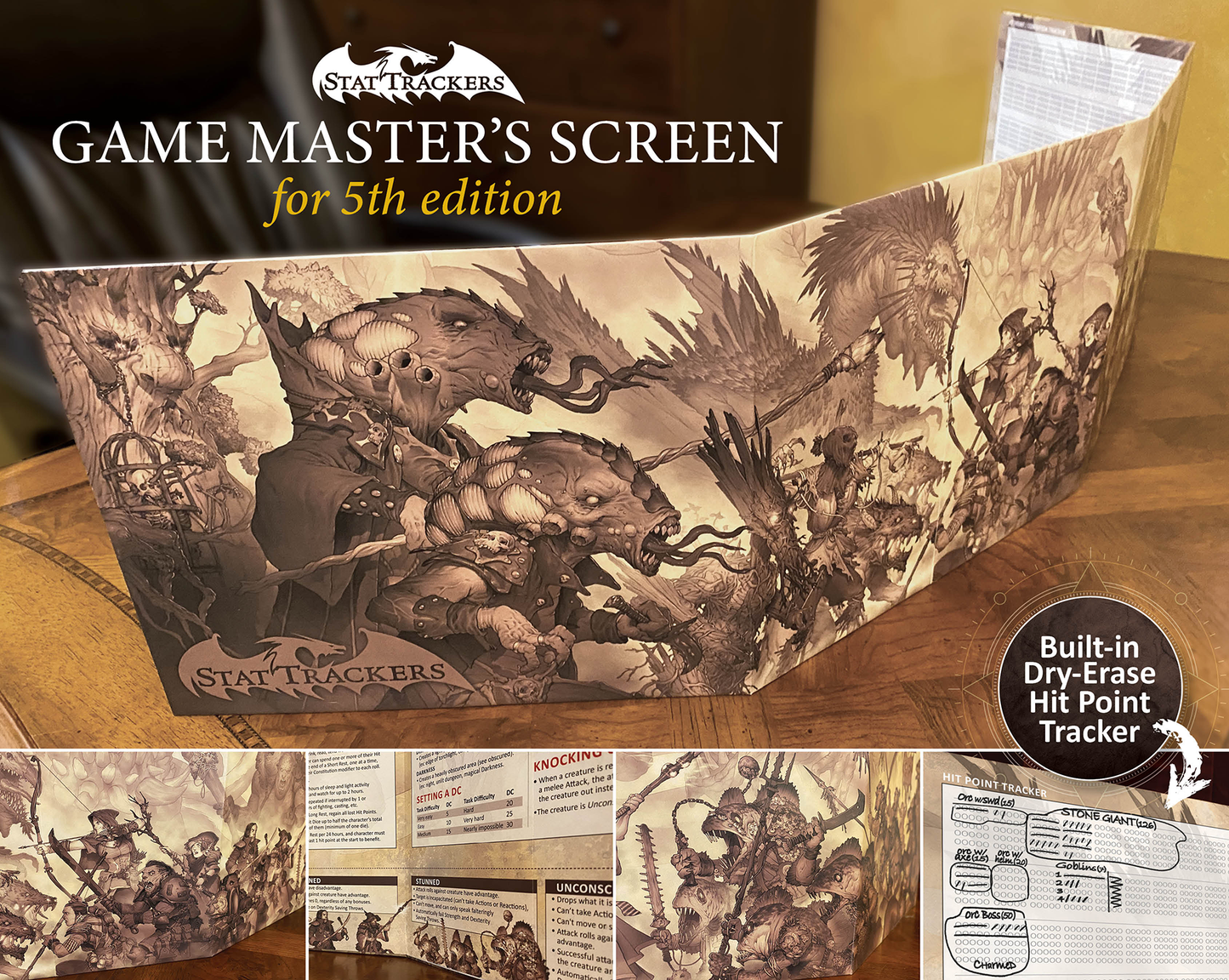 DM Screen - Wet/Dry Erase