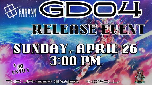 Gundam - GD04 Release Event - April 26, 2026 - Howell