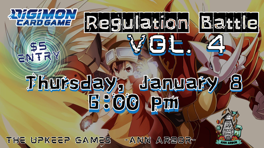 Digimon - Regulation Battle Vol. 4 - January 8, 2025 - Ann Arbor