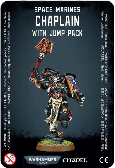 Space Marines: Chaplain with Jump Pack
