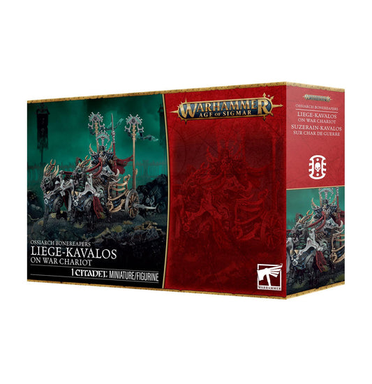 PREORDER: Ossiarch Bonereapers: Liege-Kavalos on War Chariot