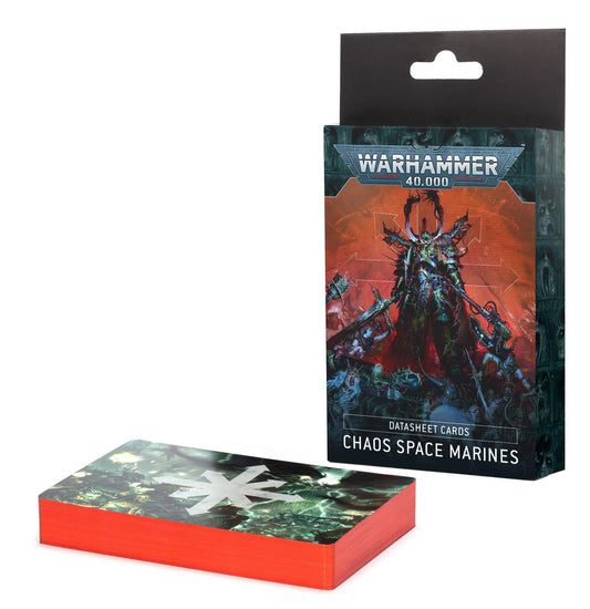 PREORDER: DATASHEET CARDS: CHAOS SPACE MARINE