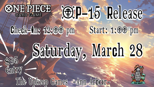 One Piece - OP-15 Release - March 28, 2026 - Ann Arbor
