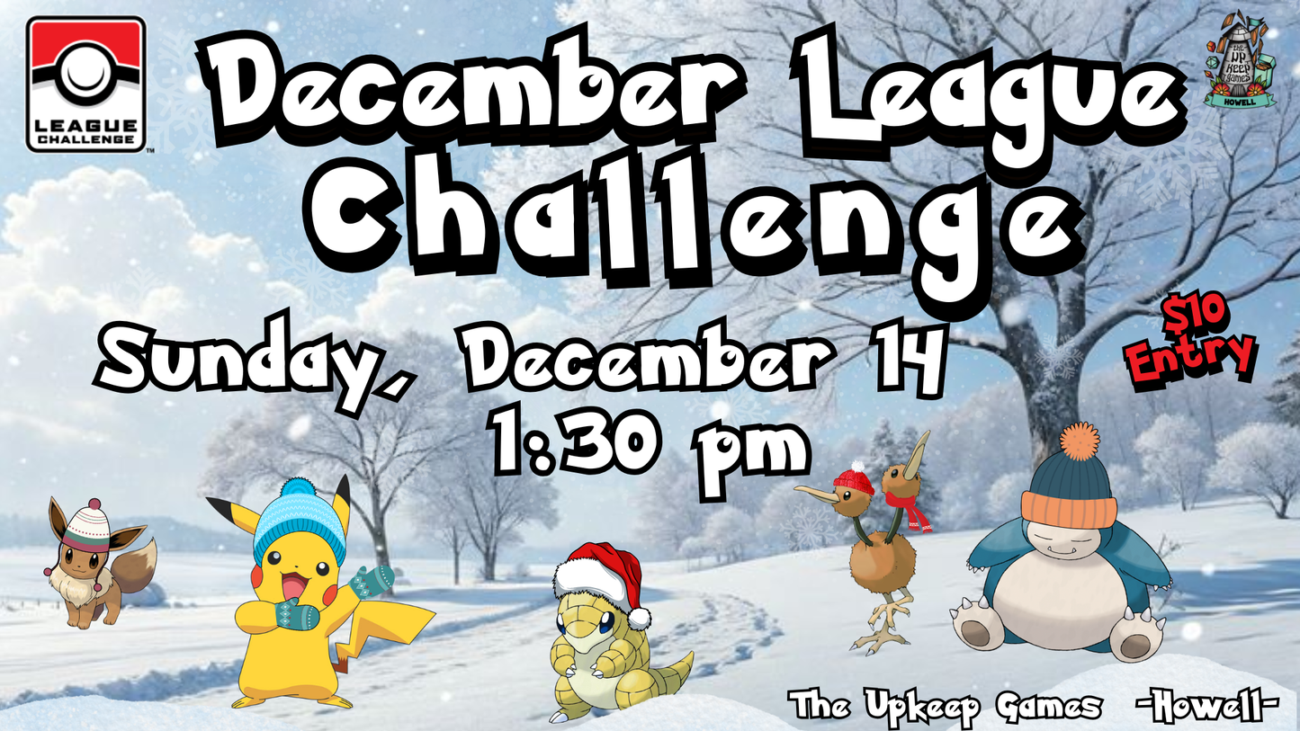 Pokemon - December League Challenge - December 14, 2025 - Howell